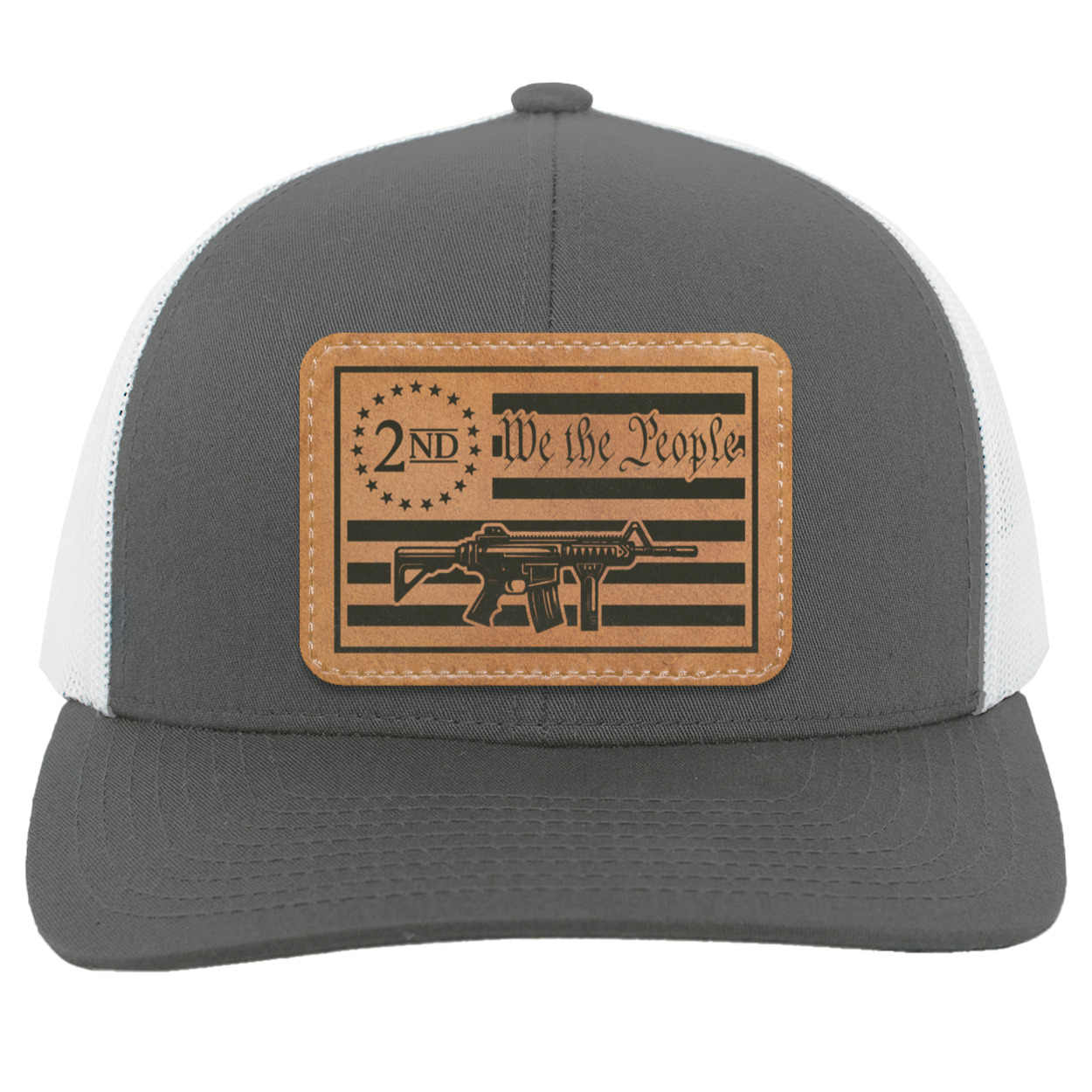 We The People 2nd Amendment Flag Trucker Hat
