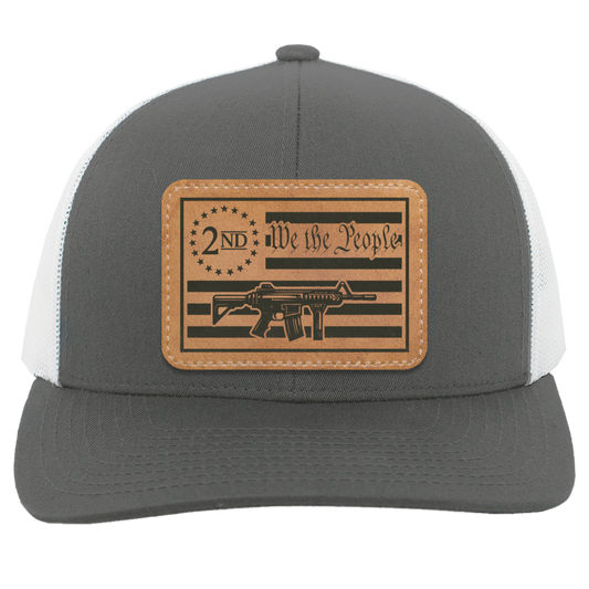 We The People 2nd Amendment Flag Trucker Hat