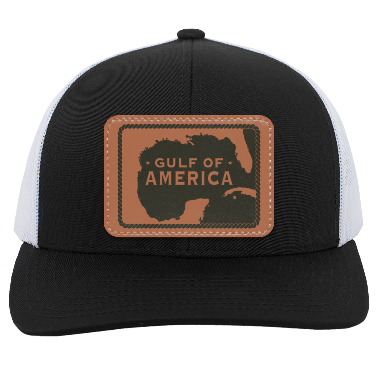 Gulf Of America Black Trucker Hat - Bogo