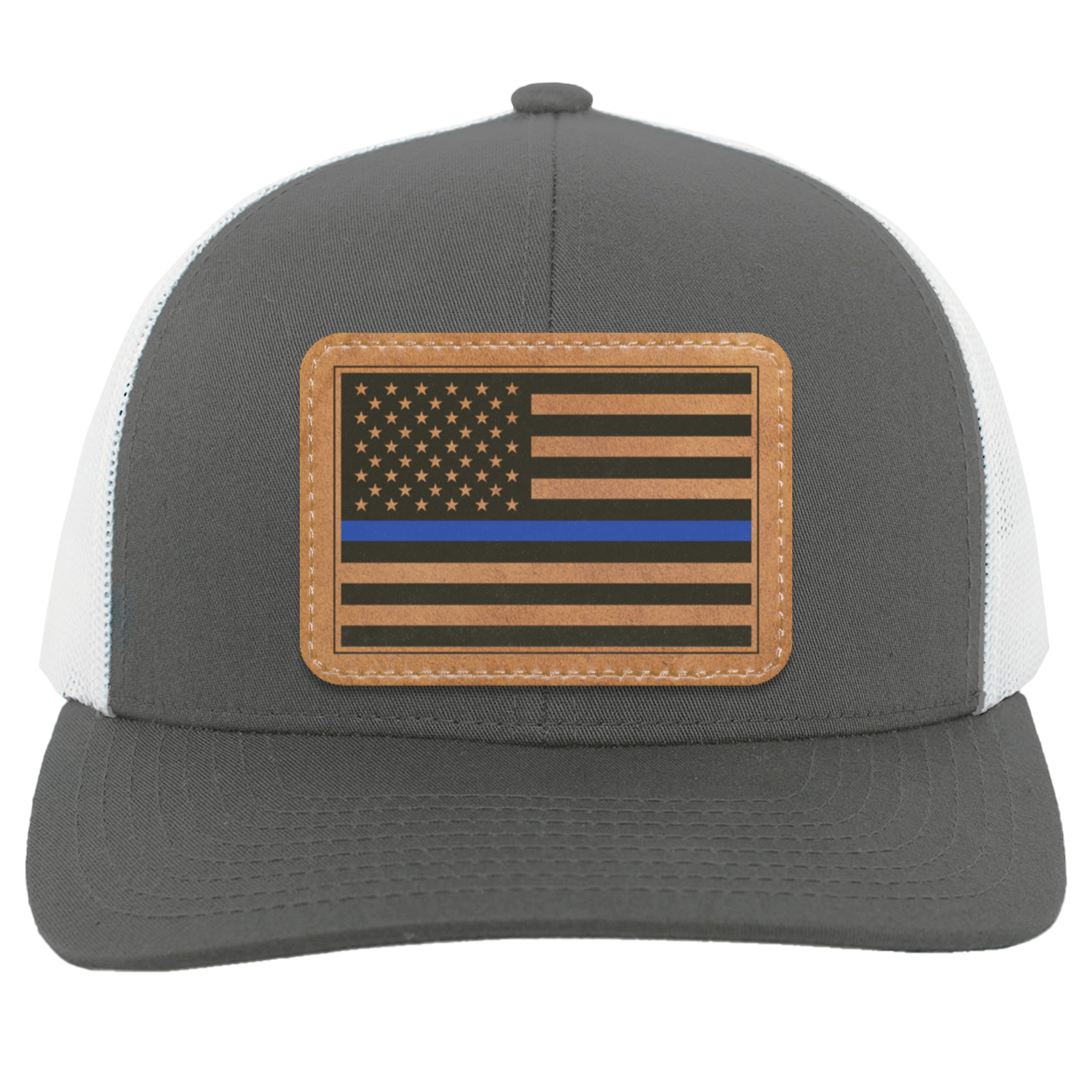 Thin Blue Line Police Flag Trucker Hat