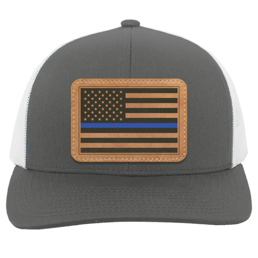 Thin Blue Line Police Flag Trucker Hat